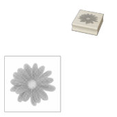 Petals in Motion – Vibrant Flower Graphic Gummistempel (Stempel)