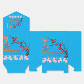 Petals in Pink Harmony azure Geschenkschachtel (Ungefaltet)