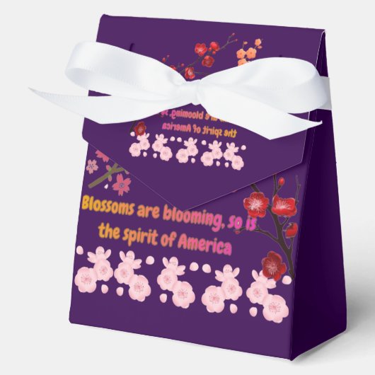Petals in Pink Harmony dark purple Geschenkschachtel (Vorderseite)