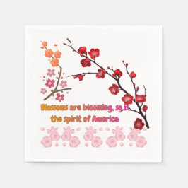 Petals in Pink Harmony Serviette