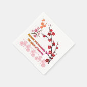 Petals in Pink Harmony Serviette (Ecke)