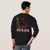 Petals in Pink Harmony T-Shirt (Schwarz voll)