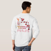 Petals in Pink Harmony white T-Shirt (Schwarz voll)