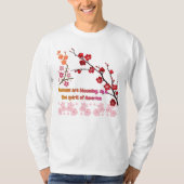 Petals in Pink Harmony white T-Shirt (Vorderseite)