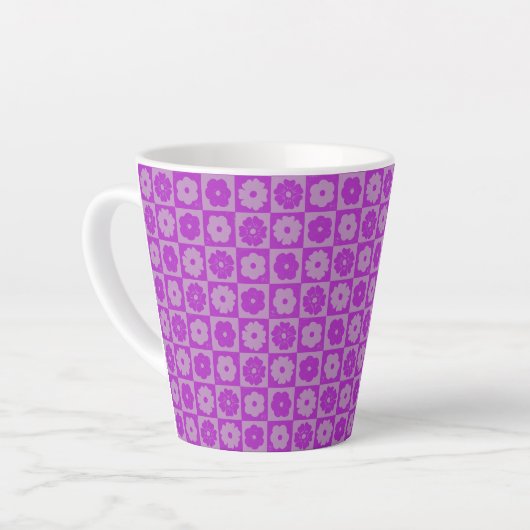 Petals In Silence 01. Florales Muster. Milchtasse (Linke Ecke)