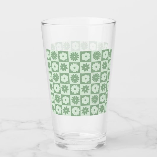 Petals In Silence 03. Florales Muster. Glas (Vorderseite)