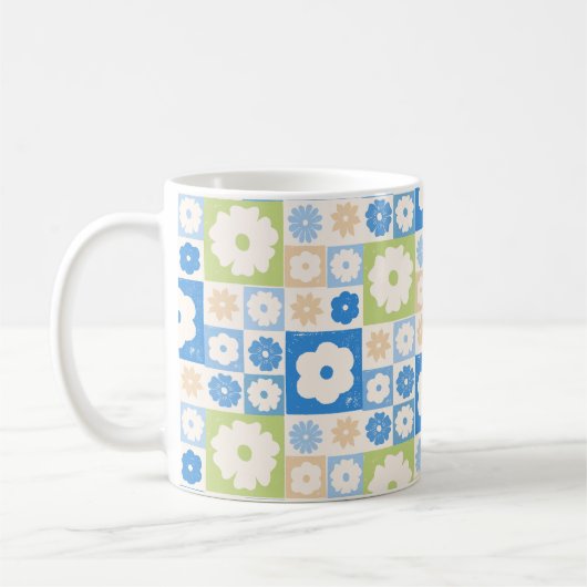 Petals In Silence 06. Blumenmuster. Kaffeetasse (Links)