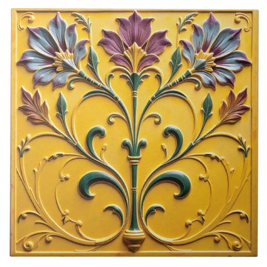 Petals in the Sun Fliese (Vorderseite)