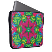 Petals Kaleidoscope Laptop Sleeve (Vorne Rechts)
