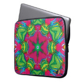 Petals Kaleidoscope Laptop Sleeve (Vorderseite Links)