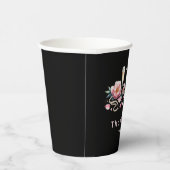 Petals Pearls Prosecco Favors Brautparty Pappbecher (Rechts)