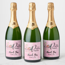Petals Pearls Prosecco Favors Brautparty