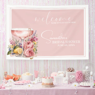 Petals, Pearls & Prosecco Junggesellinnenabschied Banner
