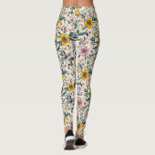 Petals & Pizzazz: Ein Muster für Frühlingsflorale Leggings (Rückseite)