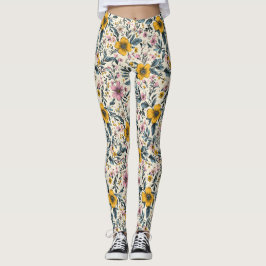 Petals & Pizzazz: Ein Muster für Frühlingsflorale Leggings