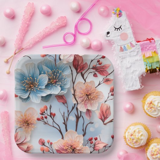 Petals' Pleasure Pappteller (Party)