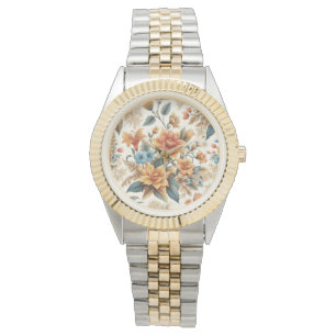 Petals & Poetry A Floral Affair Armbanduhr