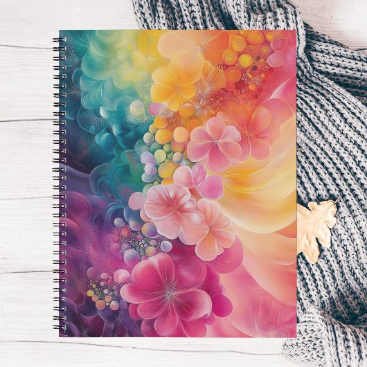 Petals & Possibility: Ein farbiges Notebook für In Notizblock