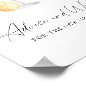 Petals & Prosecco - Beratung und Wünsche Poster (Ecke)