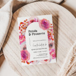 Petals & Prosecco Blumenstrauch Summer Brautparty<br><div class="desc">Sind Sie bereit für die Sommerhochzeit Ihrer Träume? Unsere Petals & Prosecco Blumendusche Einladung ist sicher, eine Touch von Klasse mit seinem einzigartigen Design hinzuzufügen. Kann an Ihre Bedürfnisse angepasst werden, um Ihren Anzug zu erfüllen. Gorjo Designs. Made for you via Zazzle Plattform. // Sie suchen passende Artikel? Andere Schreibwaren...</div>