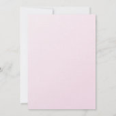 Petals & Prosecco Blumenstrauch Summer Brautparty Einladung (Rückseite)