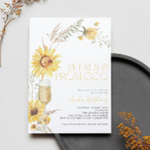 Petals & Prosecco Boho Sunflower Bridal Shower