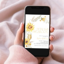 Petals & Prosecco Boho Sunflower Bridal Shower