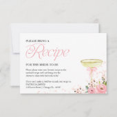 Petals & Prosecco Brautparty Anfrage Einladung (Vorderseite)