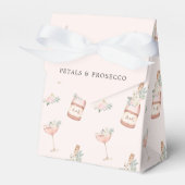 Petals & Prosecco Brautparty Bachelorette Geschenkschachtel (Vorderseite)
