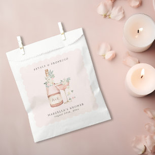 Petals & Prosecco Brautparty Bachelorette Geschenktütchen