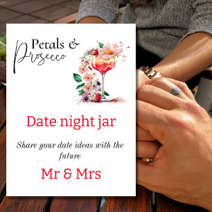 Petals Prosecco Brautparty Brunch Datum Fotodruck