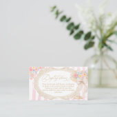Petals Prosecco Brautparty-Display-Dusche Begleitkarte (Stehend Vorderseite)