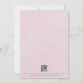 Petals Prosecco Brautparty Einladung (Rückseite)