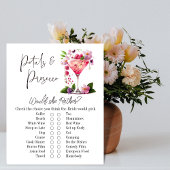 Petals & Prosecco Brautparty Game Card