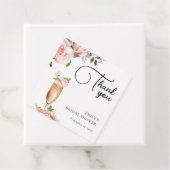 Petals & Prosecco Brautparty Geschenkanhänger (Beispiel)