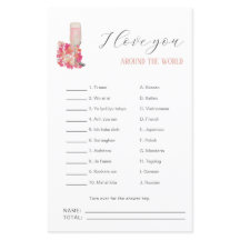 Petals & Prosecco Brautparty I Liebe you Game