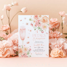 Petals Prosecco Brautparty Liebe in Bloom Peach