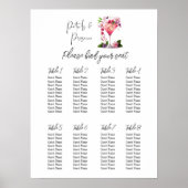 Petals & Prosecco Brautparty Poster (Vorne)