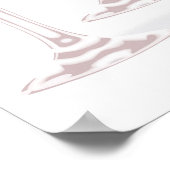 Petals & Prosecco Brautparty Willkommen Poster (Ecke)