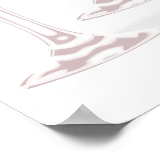 Petals & Prosecco Brautparty Willkommen Poster (Ecke)