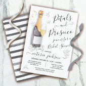 Petals & Prosecco Brunch & Bubbly Brautparty Einladung