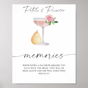 Petals & Prosecco - Erinnerungen mit der Braut Poster