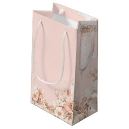 Petals & Prosecco Geschenktasche Kleine Geschenktüte