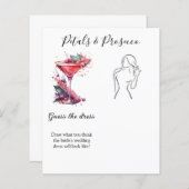 Petals & Prosecco Guess Dress Brautparty Game (Vorne/Hinten)