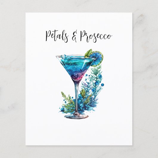 Petals & Prosecco Guess Dress Bridal Duschspiel (Rückseite)