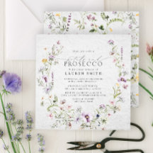 Petals Prosecco Lavender Wildblume Brautparty