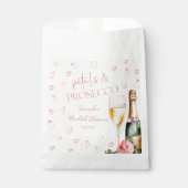 Petals & Prosecco Mimosa Champagne Brautparty Geschenktütchen (Vorderseite)