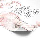 Petals & Prosecco Ring Game Hour Rings Fotodruck (Ecke)