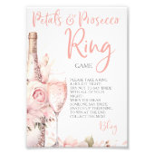 Petals & Prosecco Ring Game Hour Rings Fotodruck (Vorne)