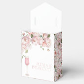 Petals & Prosecco Rosa Blumendusche Vielen Dank Geschenkschachtel (Geöffnet)